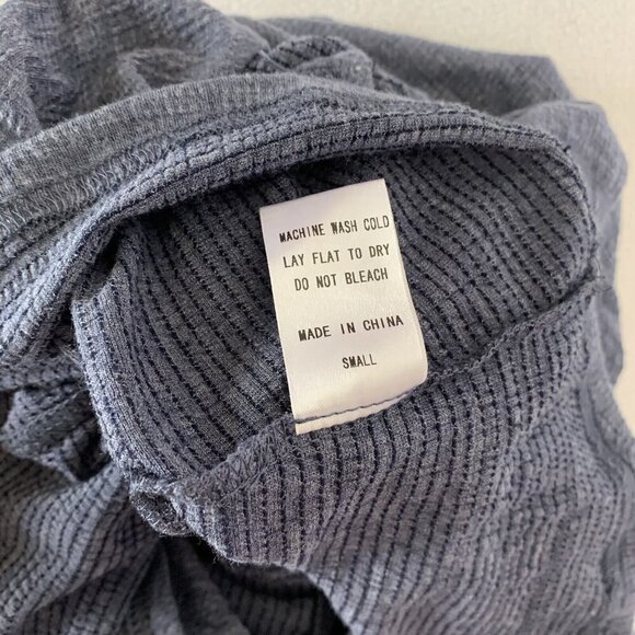 PPLA Clothing Veli Knit Top Indigo Blue Tunic Peasant Bell Women’s Small - Picture 9 of 10